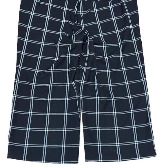 Old Navy Black & White Window Pane Wide Leg Capri Pants XLARGE - Picture 6 of 12